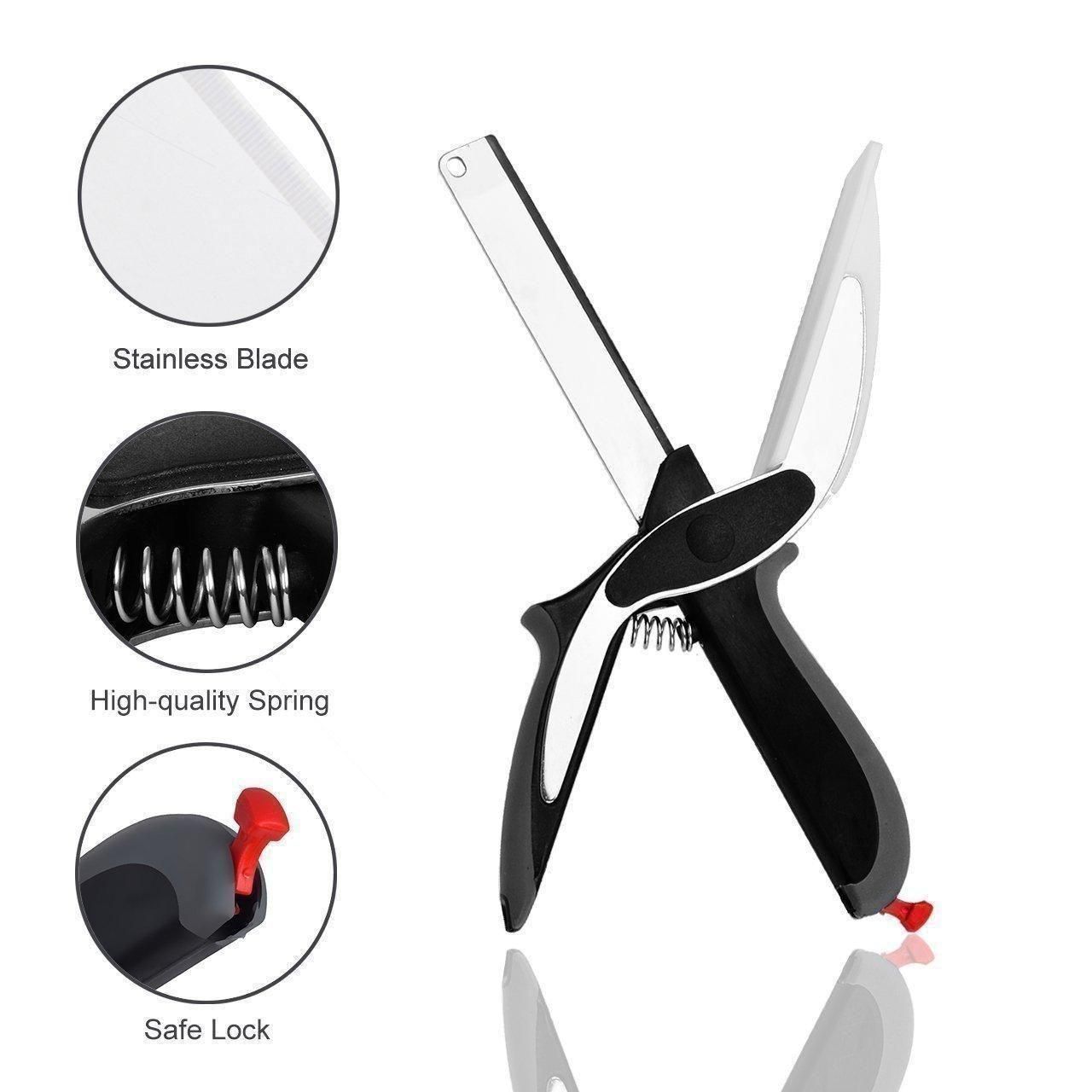 Clever Cutter 2-in-1 Kitchen Knife & Cutting Board Tool
