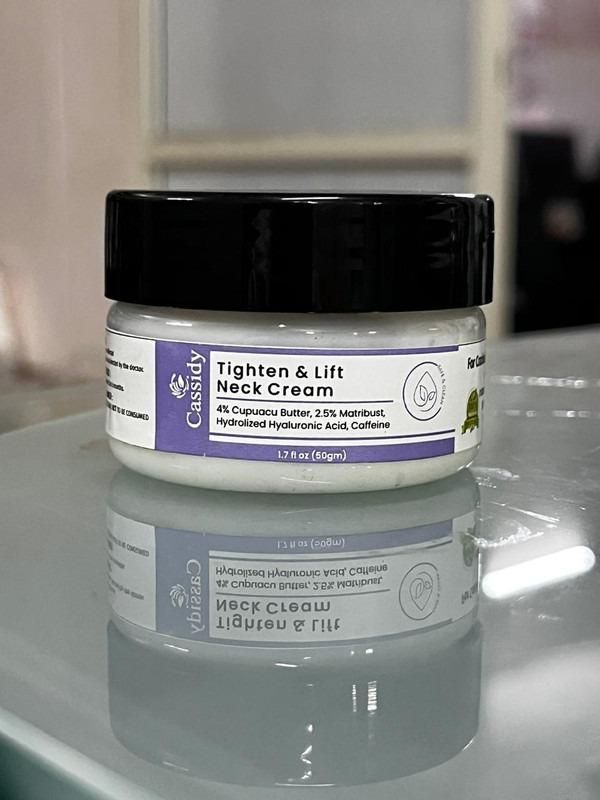 Cassidy Tighten & Lift Neck Cream – Firm & Smooth Neck Skin - Catalyst Mart