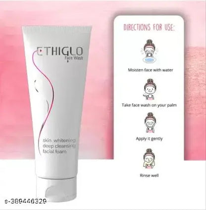 Ethi-Glo Face Wash 70ml | Skin Brightening & Deep Cleansing Facial Foam