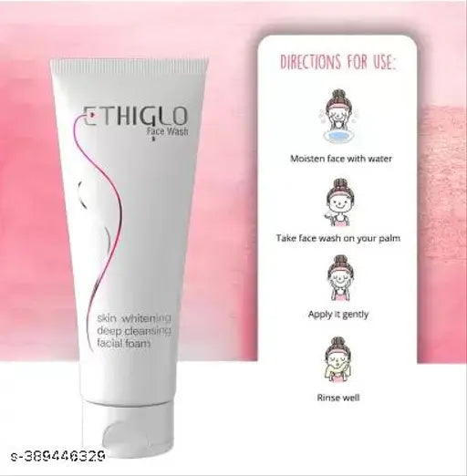 Ethi-Glo Face Wash 70ml | Skin Brightening & Deep Cleansing Facial Foam