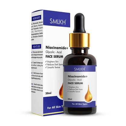 Niacinamide with Glycolic Acid Serum 30ml | Dark Spot & Acne Mark Removal | Pack of 1