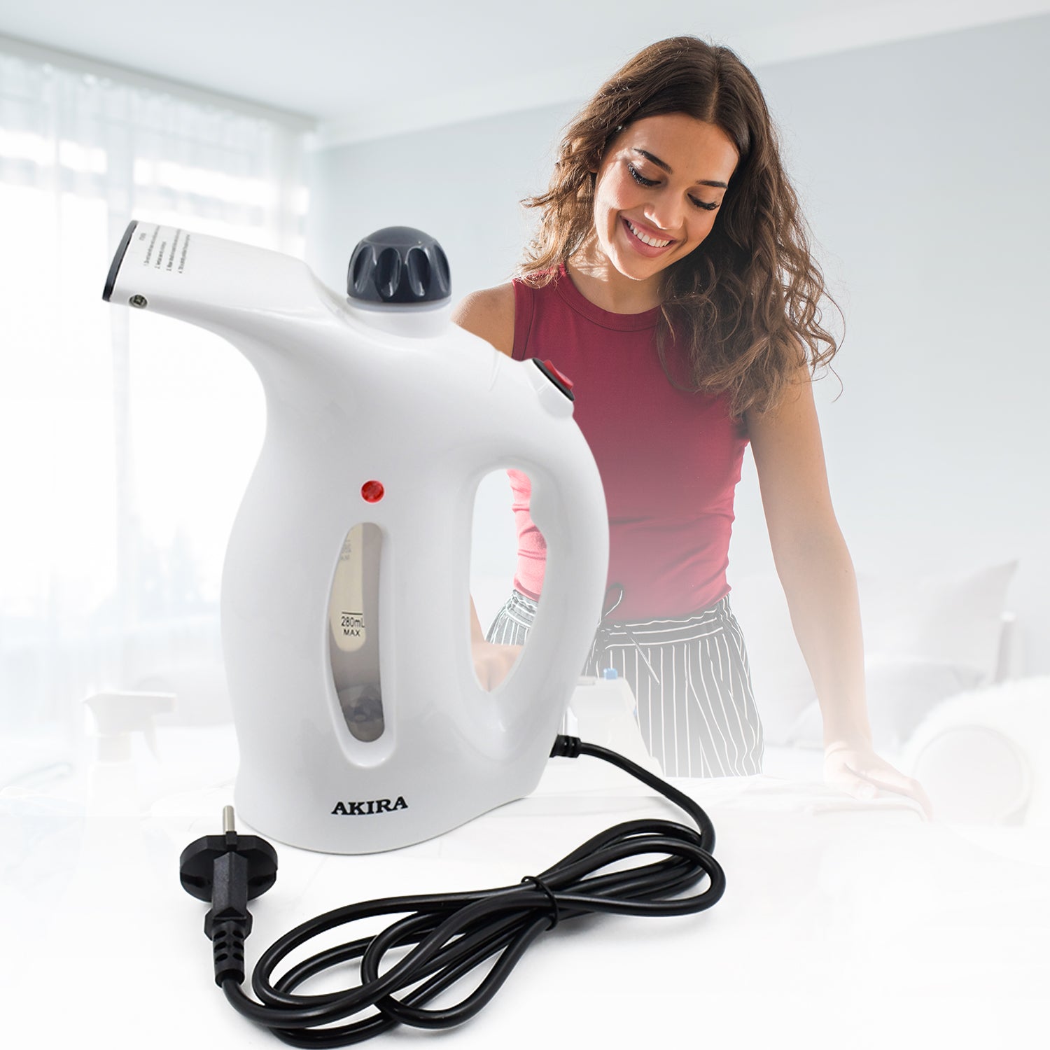 Portable Handheld Garment Facial Steamer (1 Pc) - Catalyst Mart