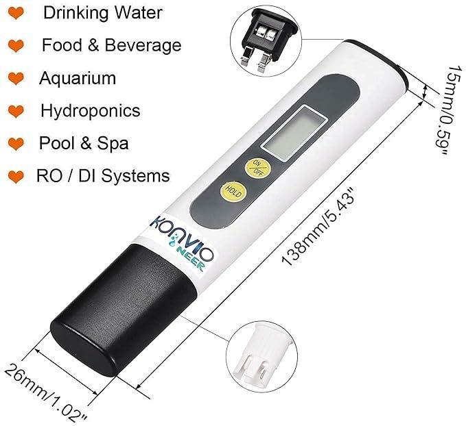 Water TDS Meter Tester - Catalyst Mart