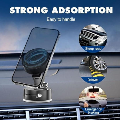 Vacuum Magnetic Suction Phone Holder - Catalyst Mart