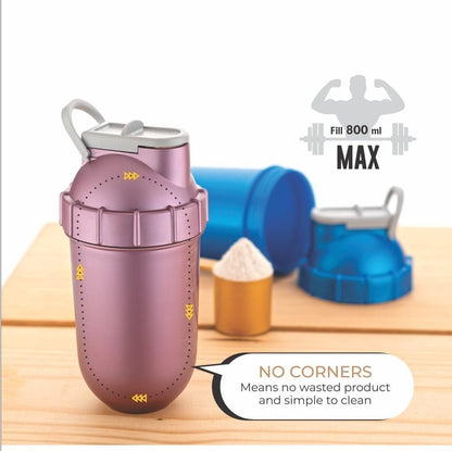 Gym Protein Shaker Bottle Advanced Workout Companion for Protein Mixes - Catalyst Mart