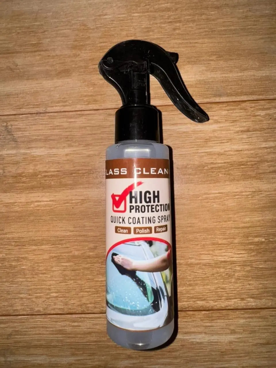High Protection Glass Cleaner Spray – 100ml Quick Coating & Polish for Car Windows & Mirrors - Catalyst Mart