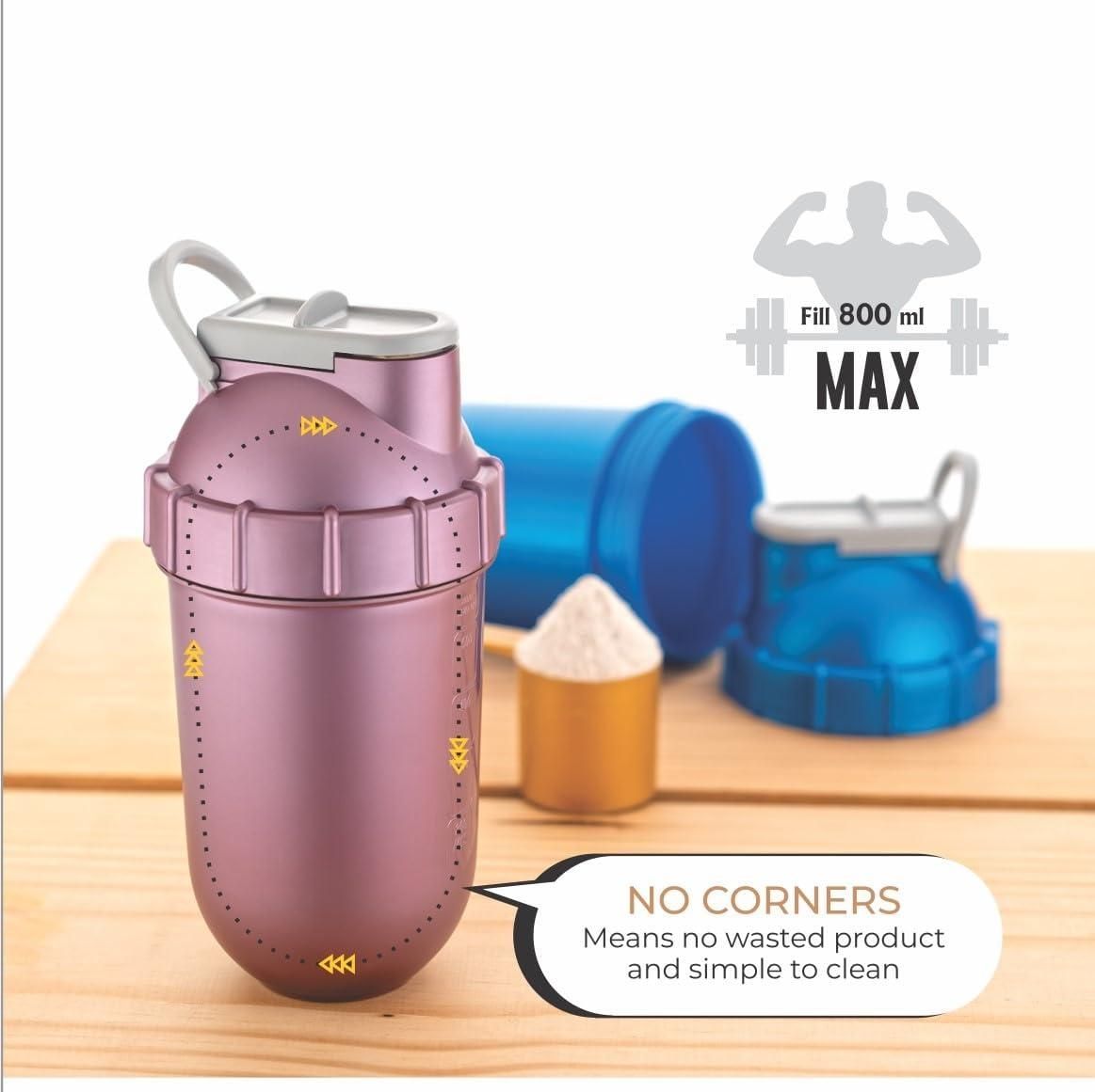 Gym Protein Shaker Bottle Advanced Workout Companion for Protein Mixes - Catalyst Mart