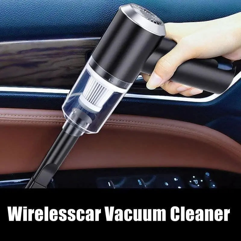 Portable Air Duster & Mini Wireless Vacuum Cleaner – USB Rechargeable with Brush Nozzle - Catalyst Mart