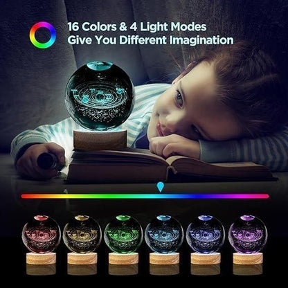 3D Crystal Lamp Ball(Assorted Design) - Catalyst Mart