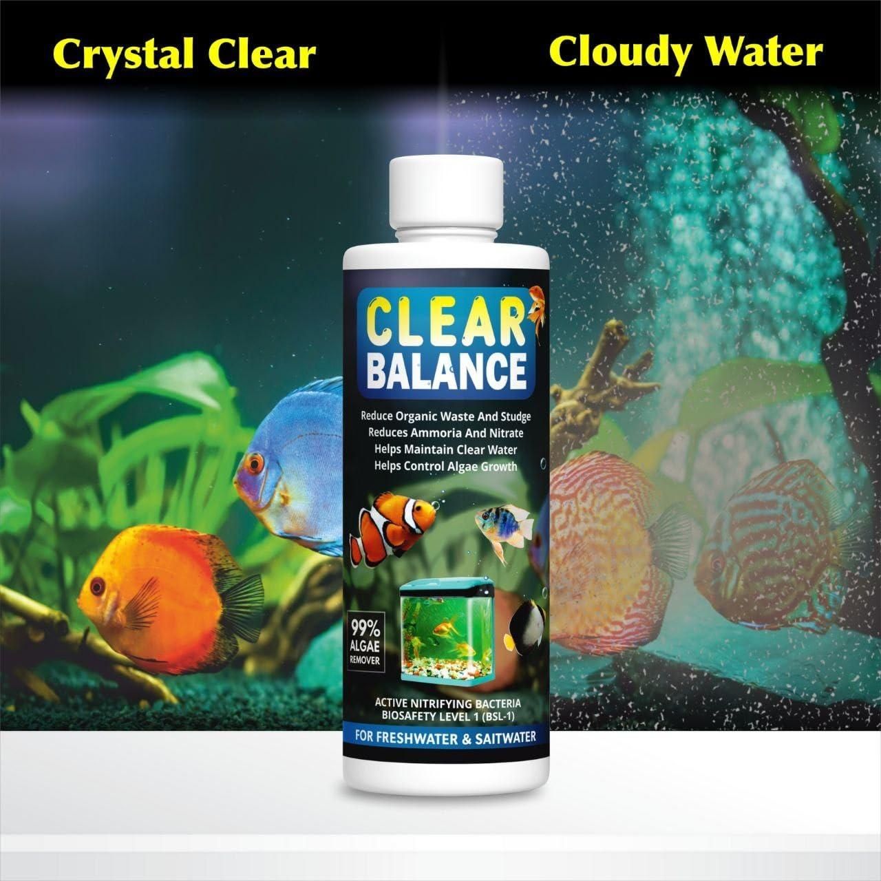 Clear Balance Fish Tank Water Purifier 120ml Each (Pack of 2) - Catalyst Mart