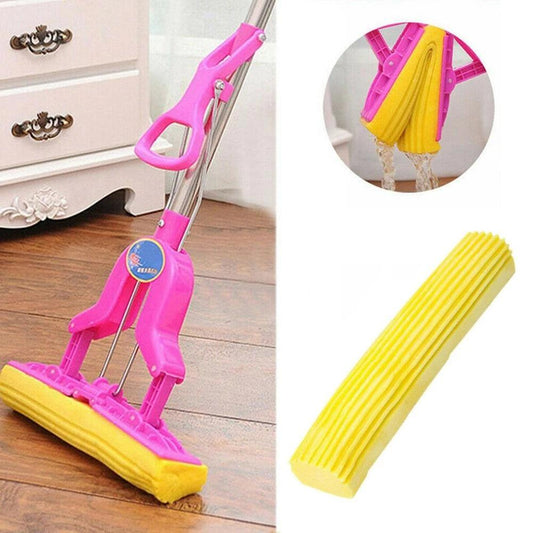 Magic Squeeze Sponge Mop – Foldable, Absorbent Floor Cleaner for Home Use (Assorted Color) - Catalyst Mart