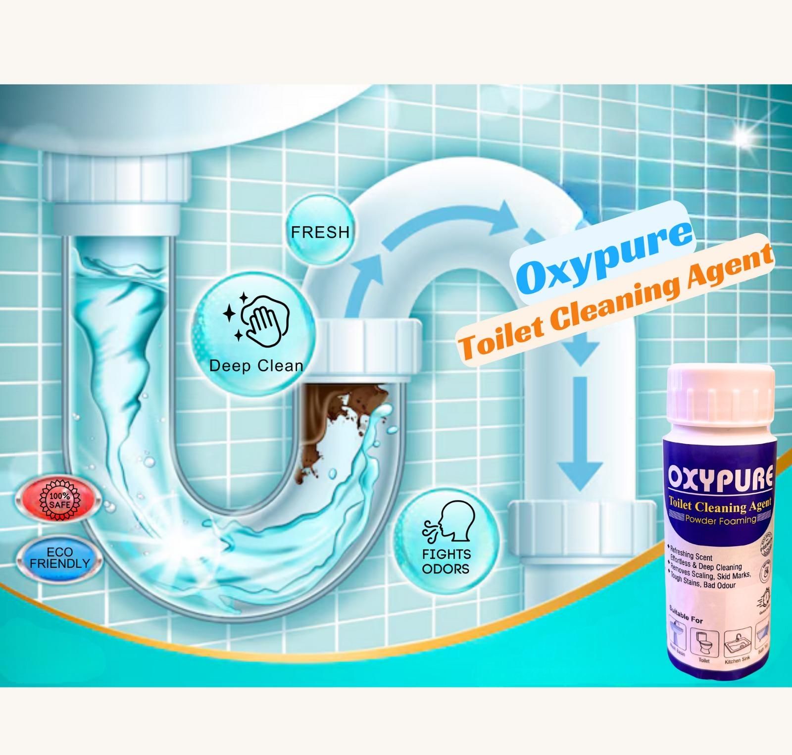 OxyPurOxyPure Toilet Cleaning Agent 100 gm (Pack of 2) - Catalyst Mart