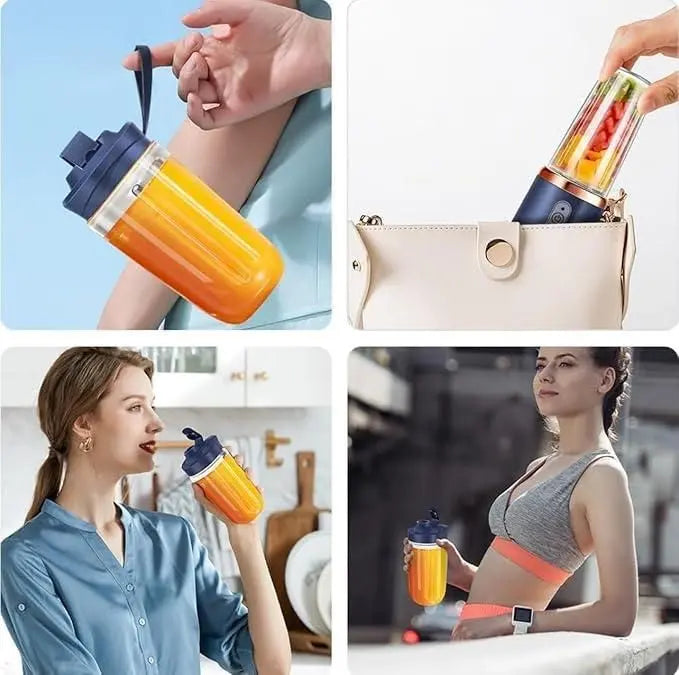 Small Portable Juicer Blender – Rechargeable USB Mini Mixer for Travel & Home (Pack of 1) - Catalyst Mart