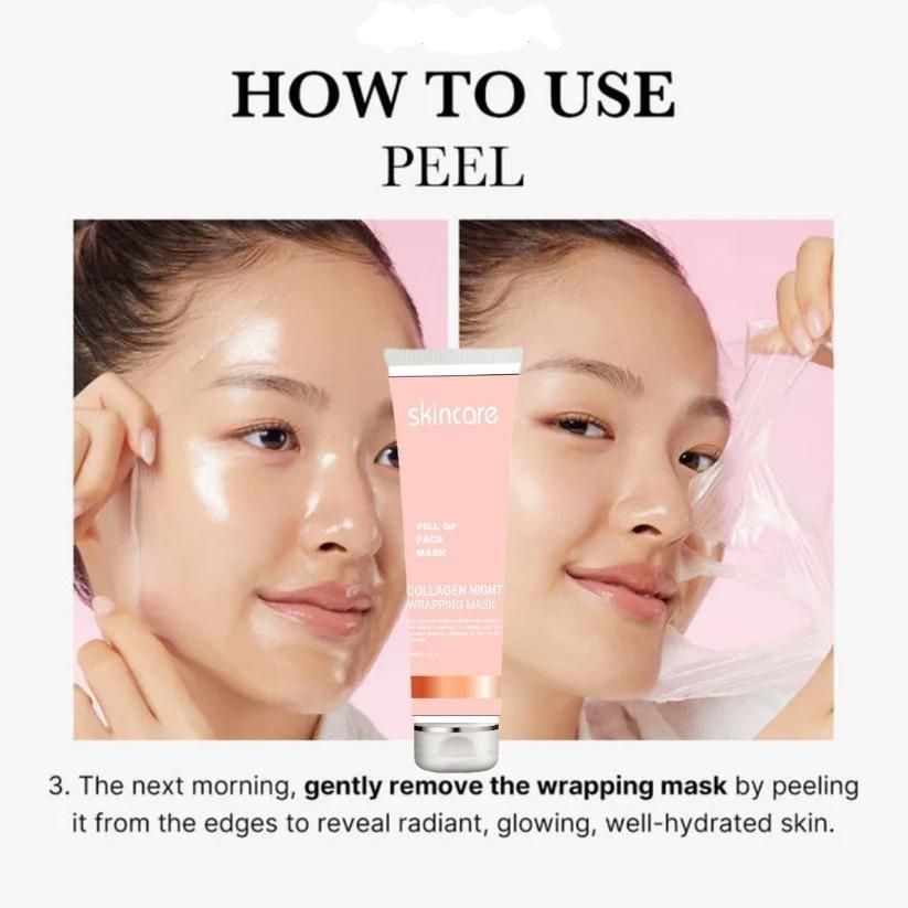 Collagen Night Wrapping Peel Off Mask Pack of 2 - Catalyst Mart