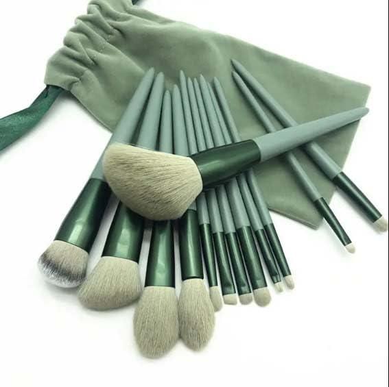 13 Pcs Makeup Brush with Pouch Set - Catalyst Mart
