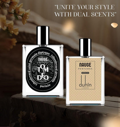 Dullhin LONDON & Tom Deo Luxurious Perfume Combo – Long Lasting Premium Fragrance Set for Men & Women, 50ML Pack of 2