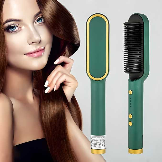 Professional Electric Hair Straightener Comb Brush - Catalyst Mart