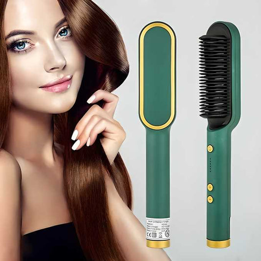 Professional Electric Hair Straightener Comb Brush - Catalyst Mart