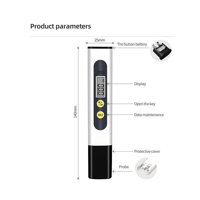Water TDS Meter Tester - Catalyst Mart