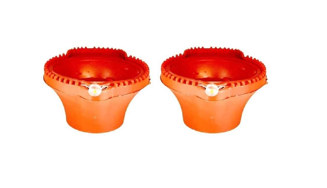 LED Water Sensor Diyas | Decorative Ambient Lights (Pack of 6/12/18/24)