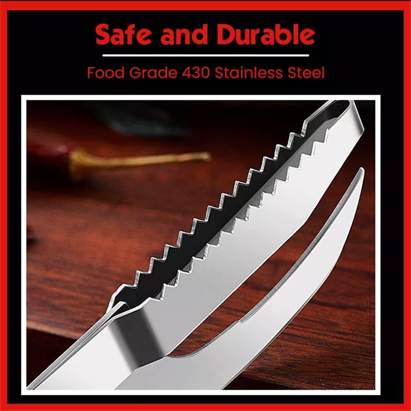 Stainless Steel 3 in 1 Fish Maw Knife - Catalyst Mart