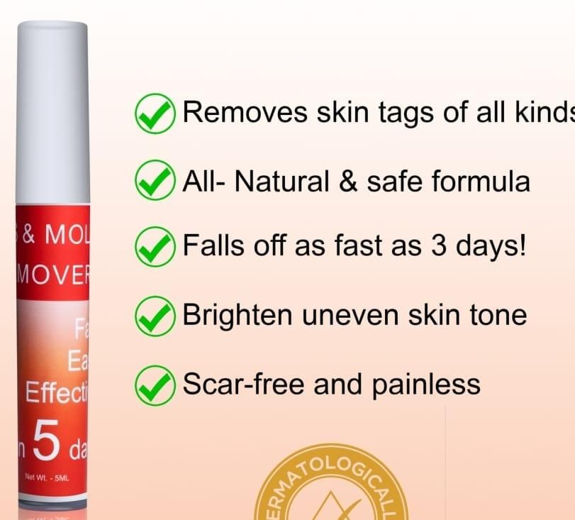 Tags & Moles Remover (Pack of 2) | Safe & Natural At-Home Solution