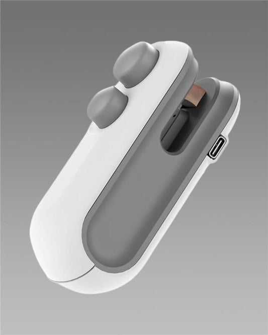 Portable Mini Sealing Machine 2 in 1 USB Rechargeable Magnetic Bag Sealer Heat Seal with Cutter - Catalyst Mart