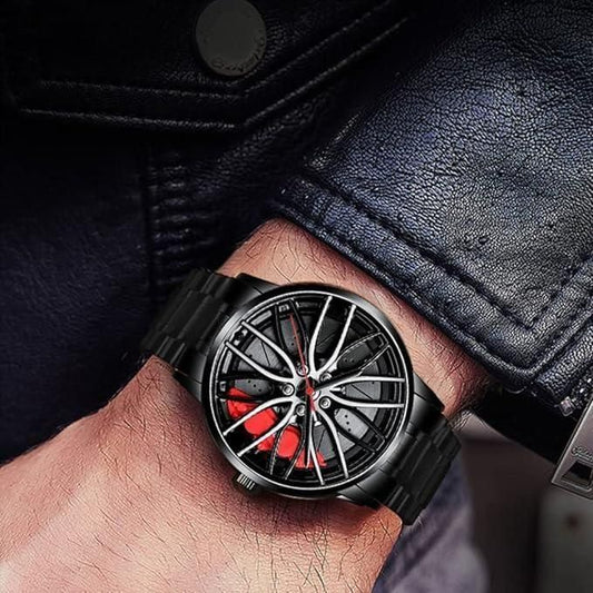 Stereoscopic Car Wheel Watch - Catalyst Mart