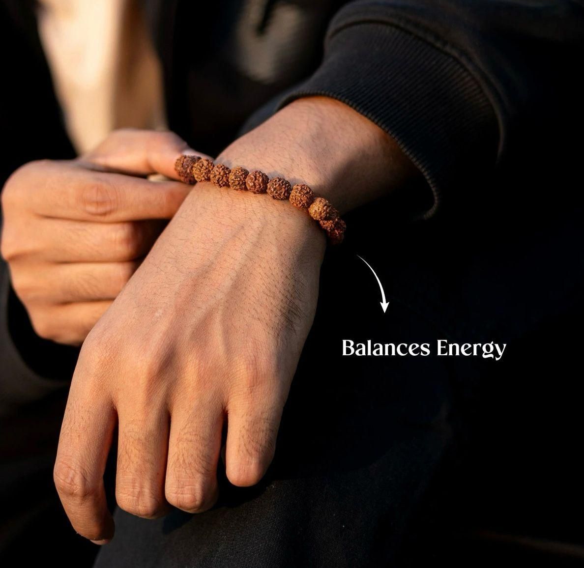 7 Mukhi Rudraksha Bracelet – Attract Prosperity, Peace & Shiv Ji’s Blessings - Catalyst Mart