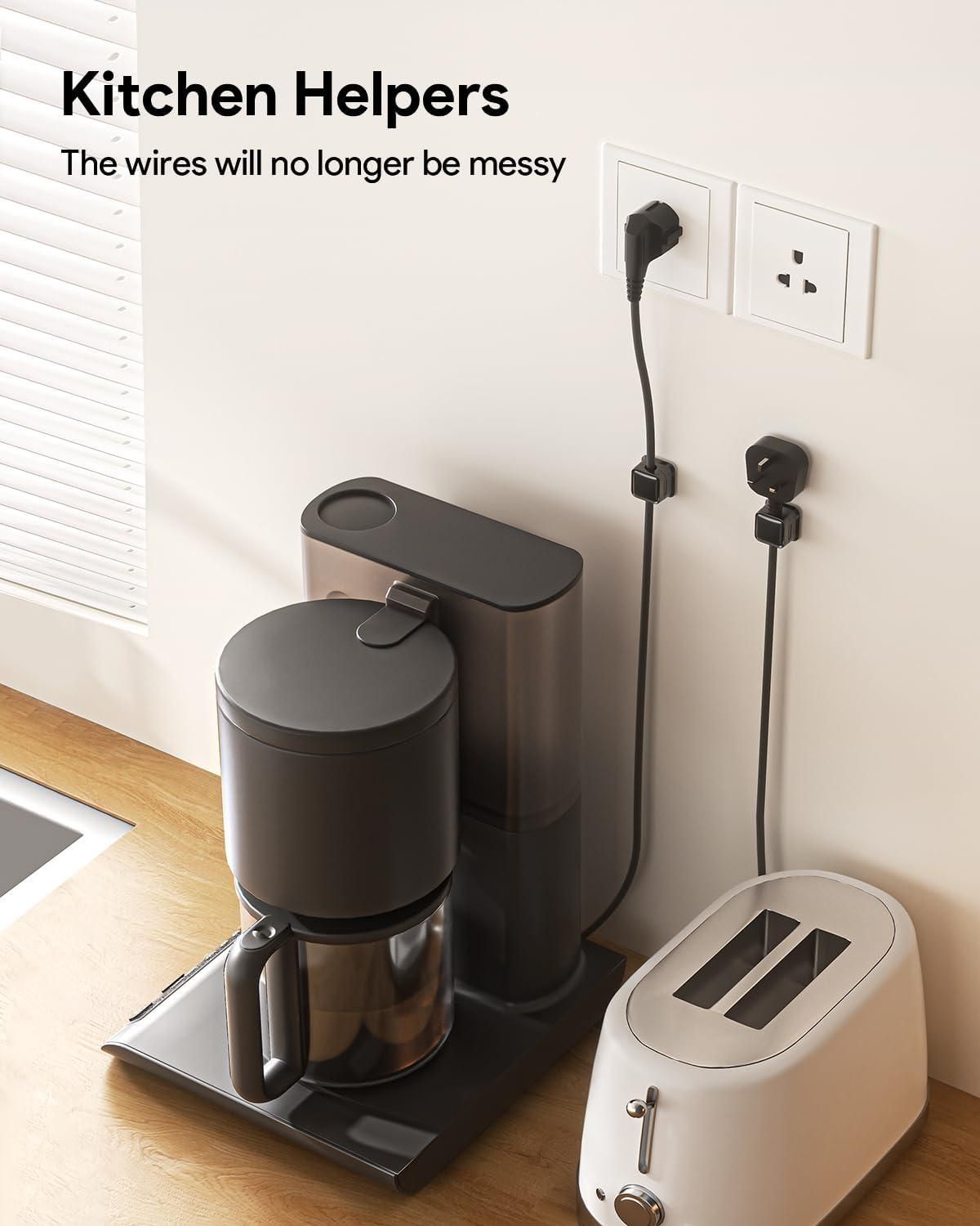 Organizer, Cable Smooth Adjustable Easy Secure Cable Managemen (Pack of 6 Cord) - Catalyst Mart