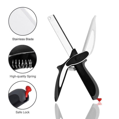 Clever Cutter 2-in-1 Kitchen Knife & Cutting Board Tool