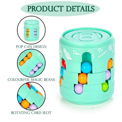 Can Cube Toy Magic Bean Rotating Sliding Puzzle Game - Catalyst Mart