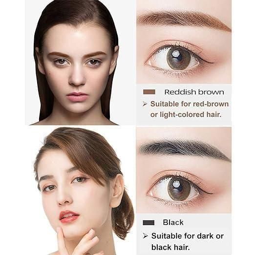 Waterproof 4 Points Microblading Eyebrow Pen with a Micro-Fork Tip Applicator (Pack of 2) - Catalyst Mart