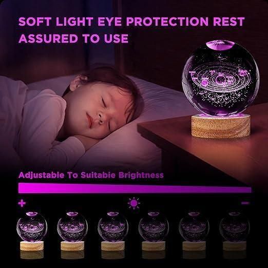 3D Crystal Lamp Ball(Assorted Design) - Catalyst Mart
