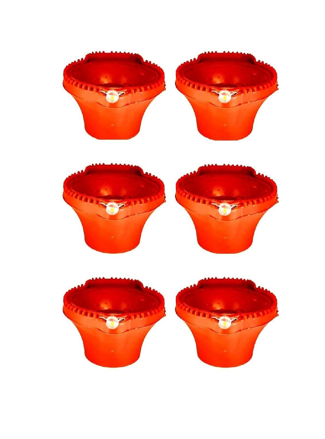 LED Water Sensor Diyas | Decorative Ambient Lights (Pack of 6/12/18/24)