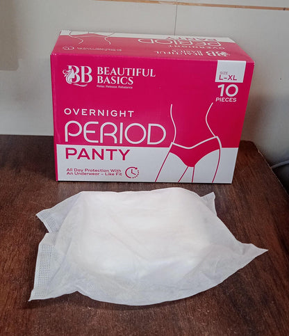 Womens Emergency Kit Travel Kit- Includes Seamless Underwear Pantyliner Feminine Hygiene Sachet First Period Kit (10 Pcs) - Catalyst Mart