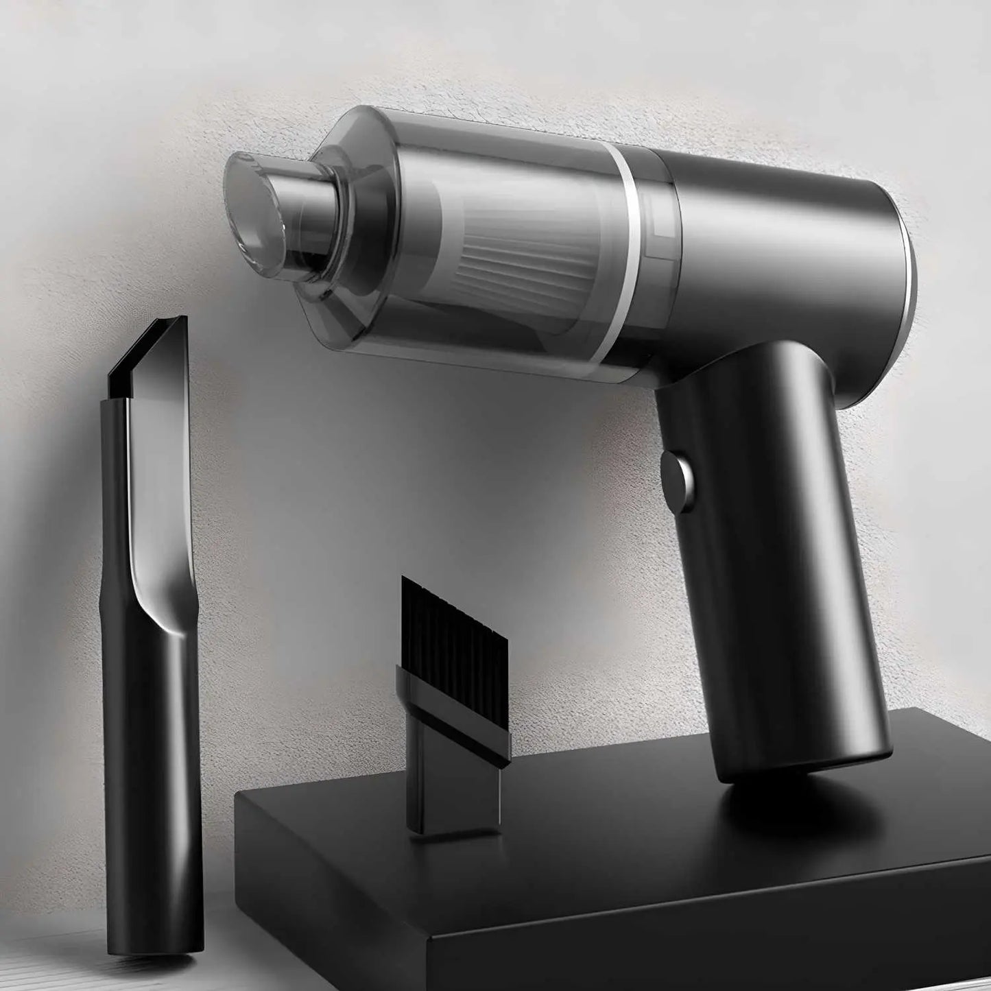 Portable Air Duster & Mini Wireless Vacuum Cleaner – USB Rechargeable with Brush Nozzle - Catalyst Mart