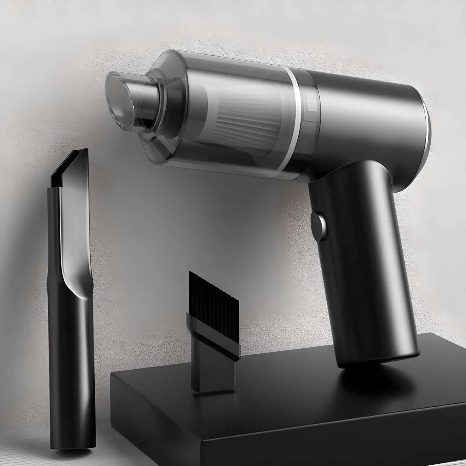Portable Air Duster & Mini Wireless Vacuum Cleaner – USB Rechargeable with Brush Nozzle - Catalyst Mart