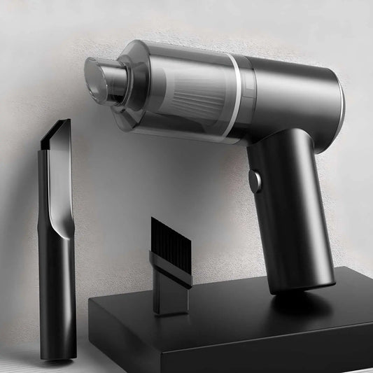 Portable Air Duster & Mini Wireless Vacuum Cleaner – USB Rechargeable with Brush Nozzle - Catalyst Mart