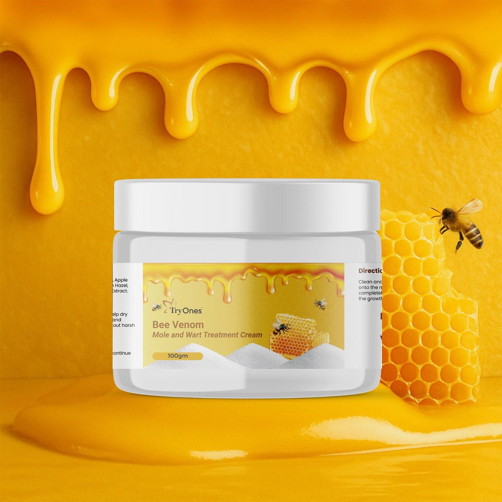 Bee Venom Mole and Wart Treatment Cream 100 gm Pack of 1 - Catalyst Mart