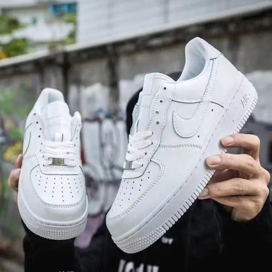 Nike Air Force 1 Men’s Casual Shoes – White Sneakers with Lace-Up Closure (UK 6 / US 7 / EUR 40) - Catalyst Mart