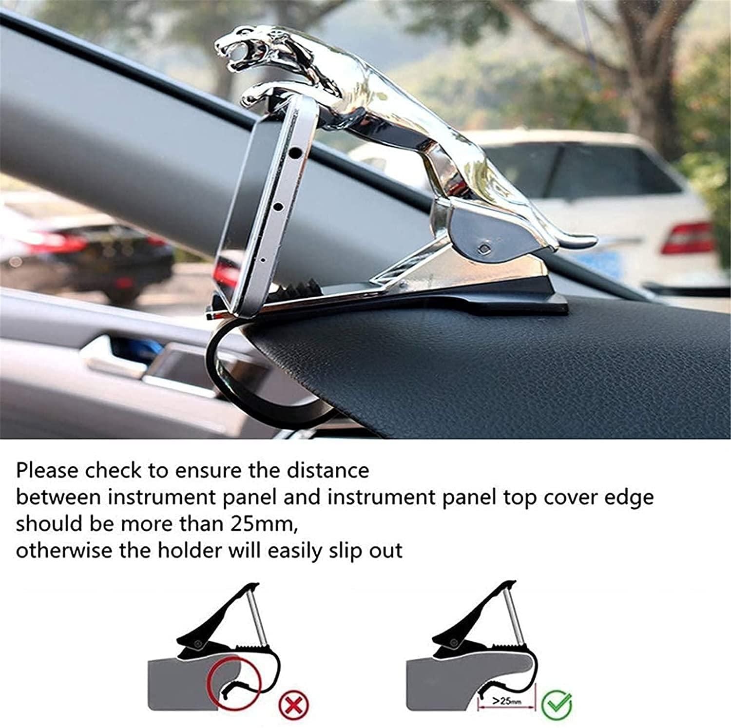 Jaguar Dashboard Phone Holder for Car - Catalyst Mart