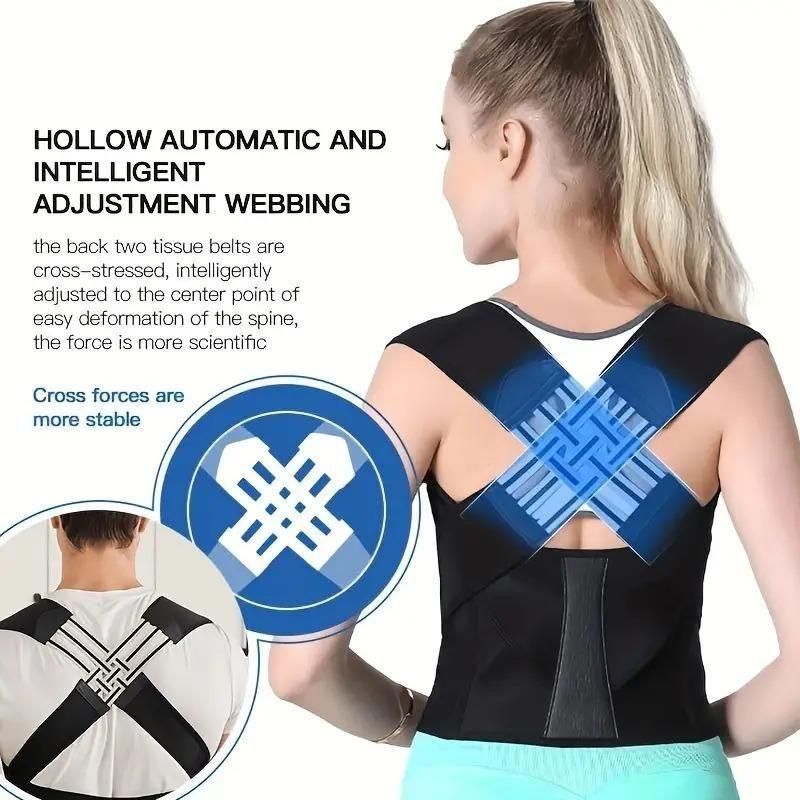Adjustable Back Posture Corrector/ Slouching Relieve Pain Belt Women Men - Catalyst Mart