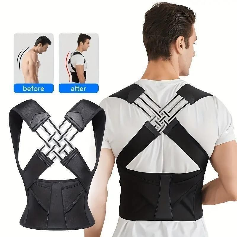 Adjustable Back Posture Corrector/ Slouching Relieve Pain Belt Women Men - Catalyst Mart