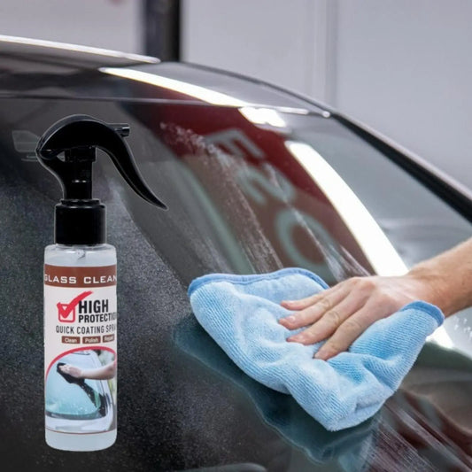 High Protection Glass Cleaner Spray – 100ml Quick Coating & Polish for Car Windows & Mirrors - Catalyst Mart