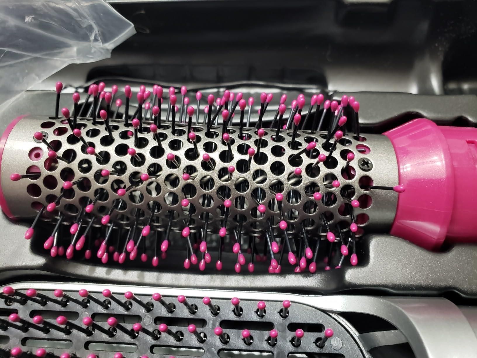 5 in 1 Multifunctional Hair Dryer Styling Tool, Detachable 5-in-1 Multi-Head Hot Air Comb, The Negative Ion Automatic Suction Hair Curler - Catalyst Mart