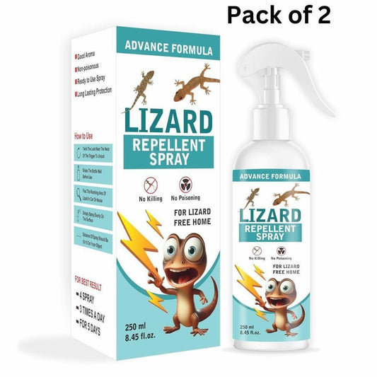 Lizard Repellent Spray (Pack of 2) – Non-Toxic, Safe & Effective Home Protection