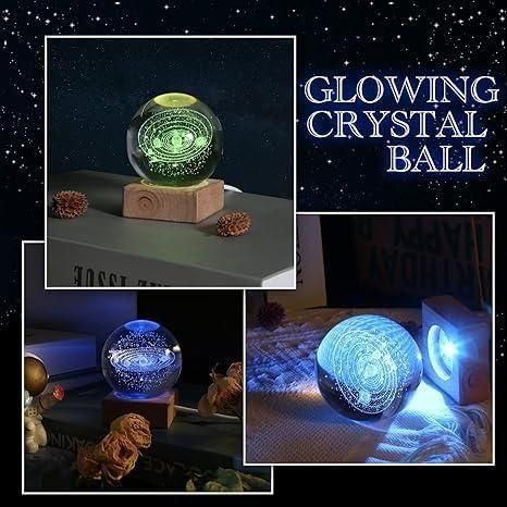 3D Crystal Lamp Ball(Assorted Design) - Catalyst Mart