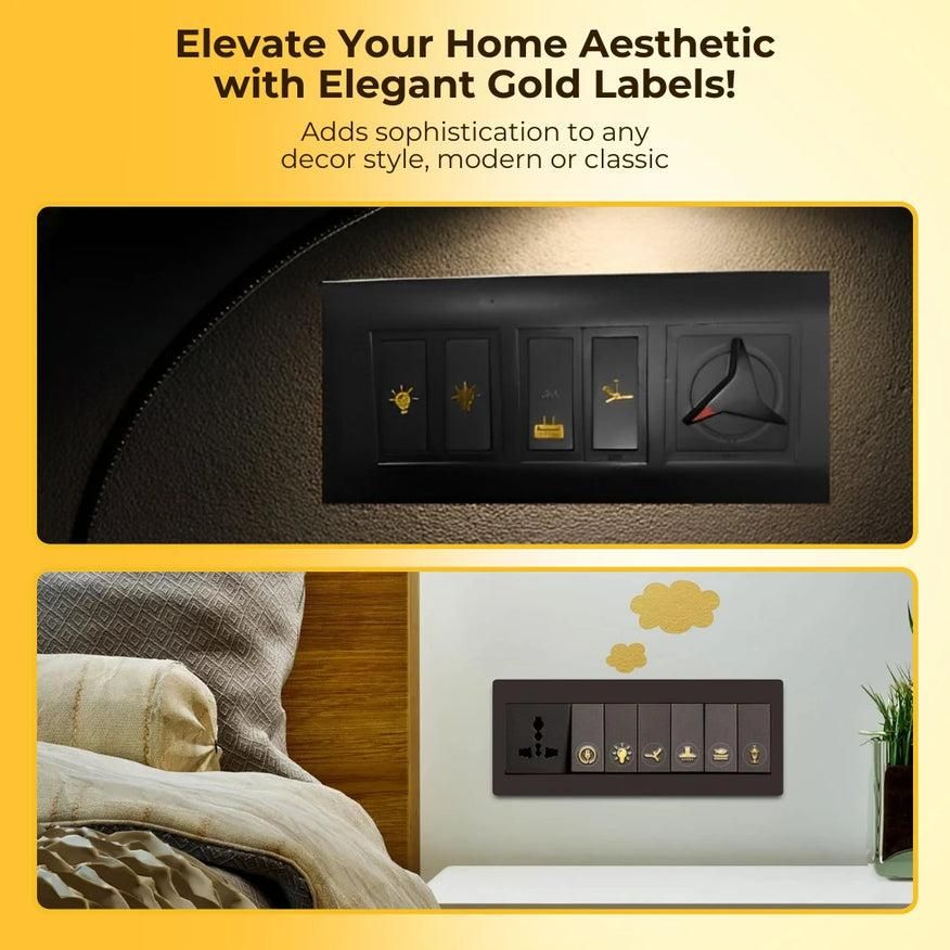 Gold Switch Stickers - Catalyst Mart