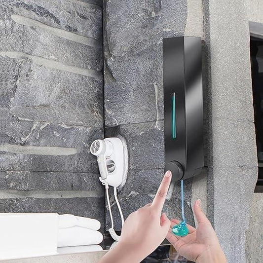 Wall Mounted Manual Push-Button Liquid Soap Dispenser - Catalyst Mart